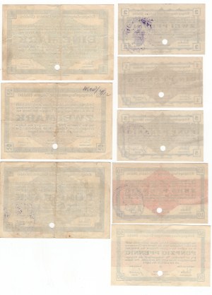 Germany, Golzern (Mulde), prisoner of war camp - set of 8 pieces