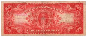 Filipíny, 50 pesos 1920 - vzácné