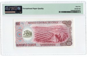 Chile, 500 escudos 1971