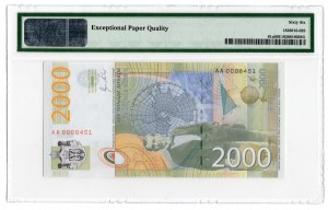 Serbie, 2 000 dinars 2011