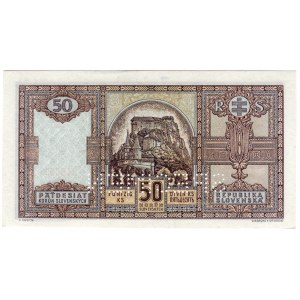 Slowakei, 50 Kronen 1940 SPECIMEN