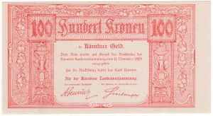 Österreich (Kärnten), 100 Kronen 1918