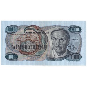 Austria, 1 000 schilling 1961