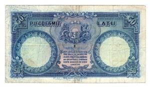 Latvia, 50 latu 1934