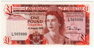 Gibraltar, 1 Pfund 1988