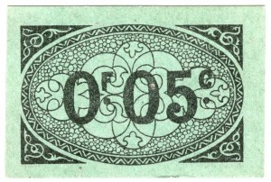 Algieria, 5 centimes 1917
