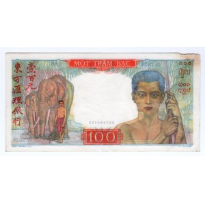 Indochiny, 100 piastres 1949-1954