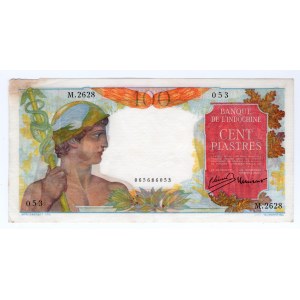 Indochiny, 100 piastres 1949-1954