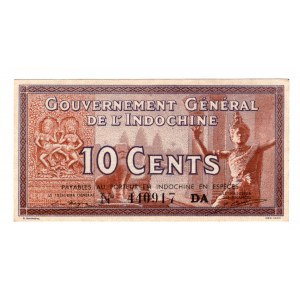 Französisch-Indochina, 10 Cents 1939