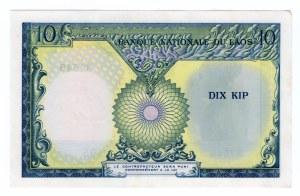 Laos, 10 kipů 1962