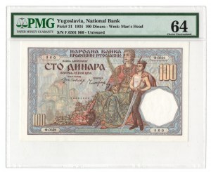 Yugoslavia, 100 dinar 1934