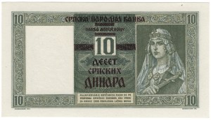 Serbie, 10 dinars 1941