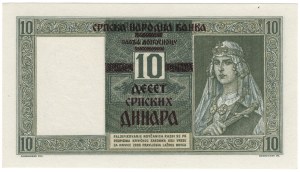 Serbia, 10 dinar 1941