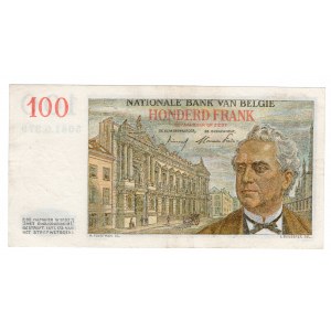 Belgia, 100 francs 1954