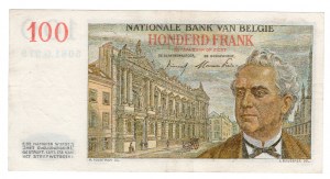Belgium, 100 francs 1954