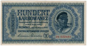 Ukraina, 100 karbowańców 1942