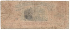 États-Unis d'Amérique, 20 dollars 1859, Banque de Hambourg, Caroline du Sud