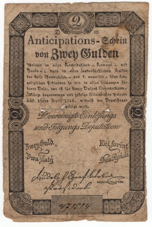 2 guldenů / 2 ryany 1813
