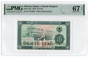 Albania, 10 leke 1976