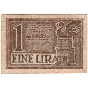 Slovénie, 1 lire 1944