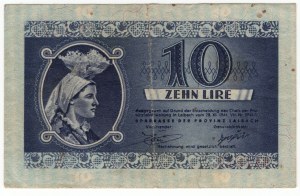 Slowenien, 10 Lira 1944
