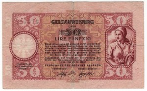 Slovenia, 50 lire 1944