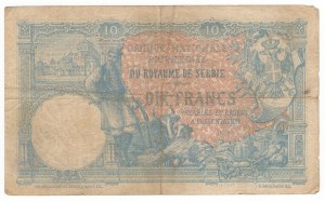 Serbie, 10 dinars 1893