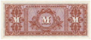 Allemagne, monnaie d'occupation alliée, 50 marks 1944