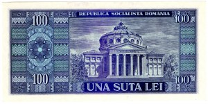 Roumanie, 100 lei 1966