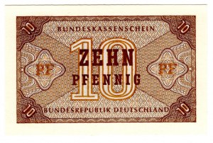 Germania, 10 pfennig 1967 (senza data)