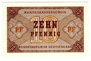 Allemagne, 10 pfennig 1967 (sans date)