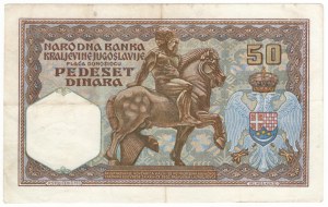 Yougoslavie, 50 dinars 1931