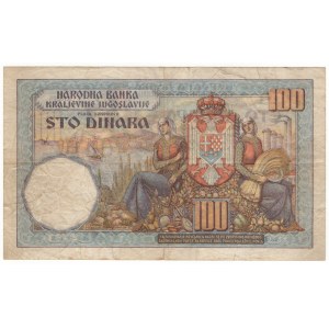 Yugoslavia, 100 dinar 1934