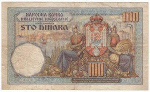 Yugoslavia, 100 dinar 1934