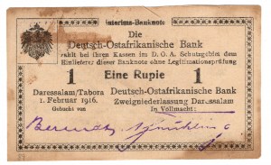 Allemagne, Afrique orientale allemande, 1 roupie 1916