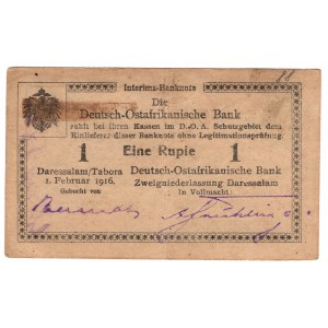Deutschland, Deutsch-Ostafrika, 1 Rupie 1916