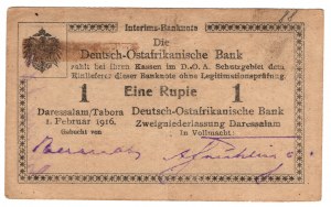 Nemecko, Nemecká východná Afrika, 1 rupia 1916