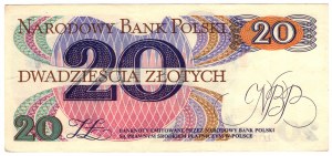 Polsko, PRL, 20 zlotých 1982, série Y