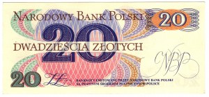 Pologne, PRL, 20 zloty 1982, série P