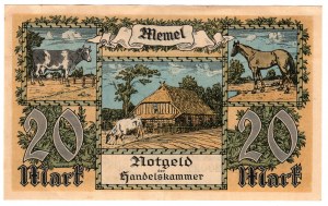 Litauen, Memel (Klaipeda), 20 Mark 1922