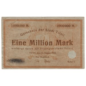 Tylża (Tilsit), 1 milionów marek 1923
