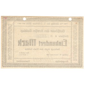 Gołdap( Goldap), 100 marek 1918