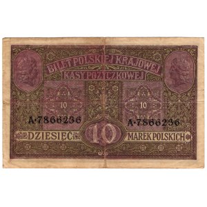 Polska, 10 marek polskich 1916, Generał, seria A