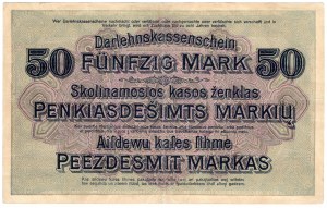 Kaunas, 50 marks 1918, série B