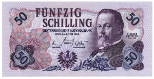 Autriche, 50 shillings 1962