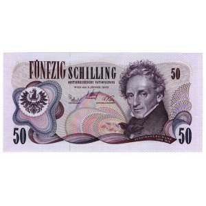 Austria, 50 szylingów 1970