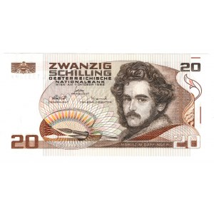 Austria, 20 szylingów 1986
