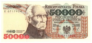 Polska, 50 000 złotych 1993, seria E