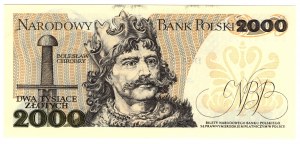 Polen, PRL, 2 000 Zloty 1982, Serie BZ