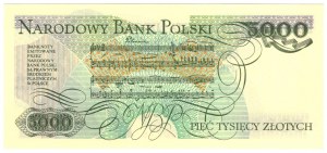 Pologne, République populaire de Pologne, 5 000 or 1982, série BZ